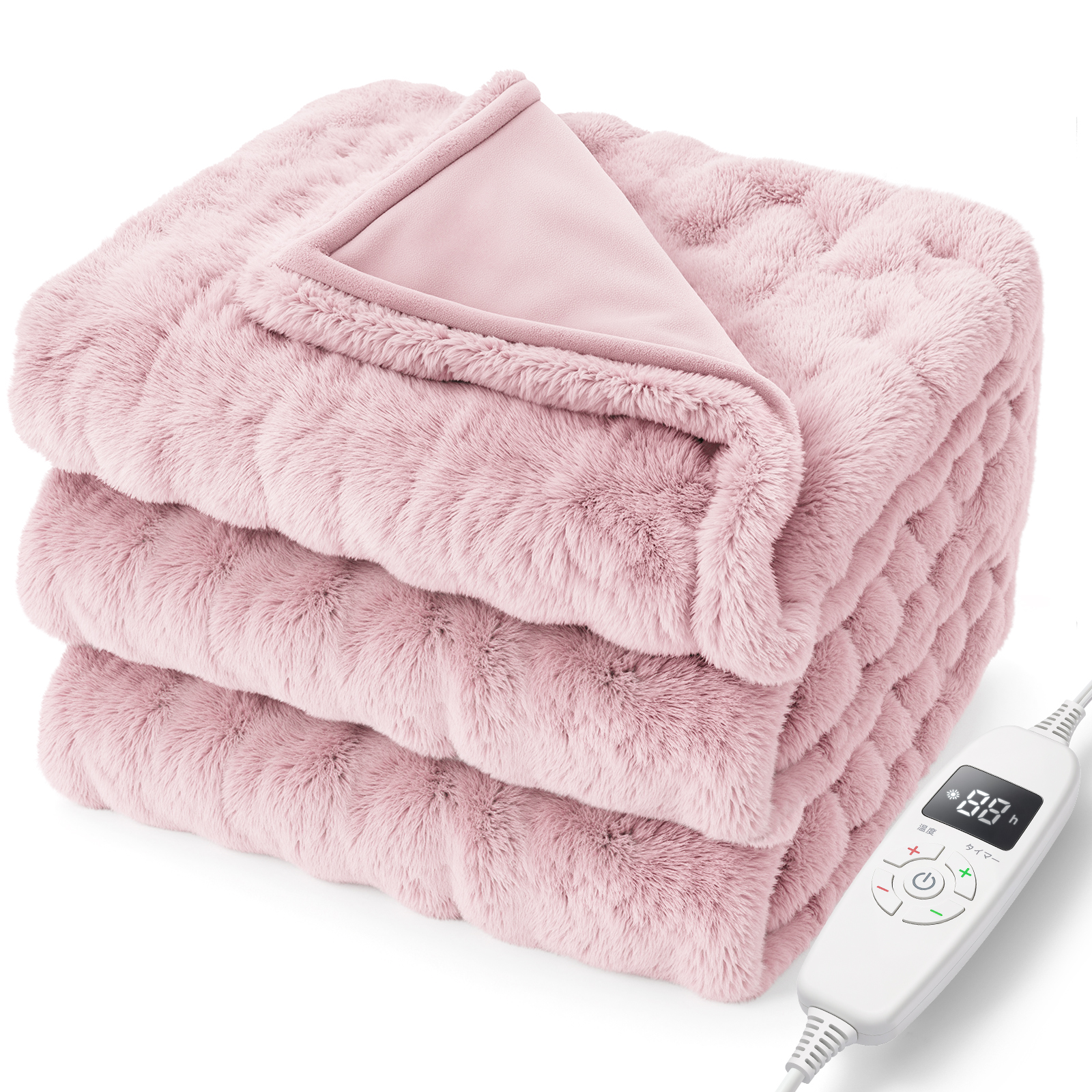 クーポンで8980円【Yahoo1位＆雑誌掲載】HAGOOGI 電気毛布 掛け敷き ふわとろ毛布 電気ブランケット ひざ掛け 肩掛け 190*130 10段階温度調整 抗菌防臭 ふわふわ | HAGOOGI | 04