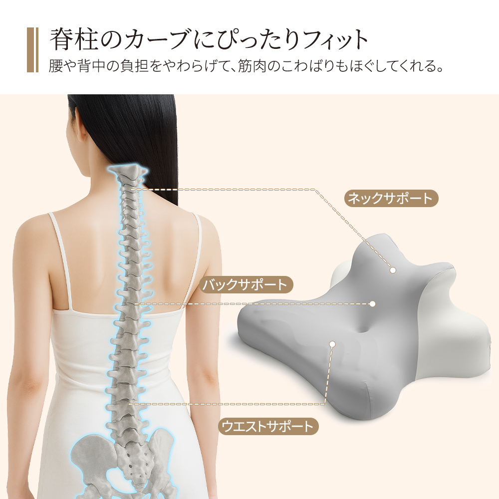 枕 肩こり まくら 「業界初の革新設計・3in1多機能」ゴロゴロ枕 低反発