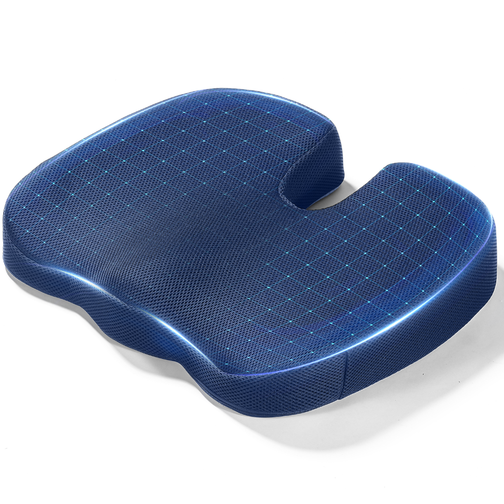 クーポンで2,680円☆クッション 椅子 腰痛 低反発 座布団 姿勢矯正