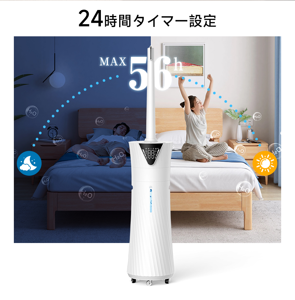 HAGOOGI 【50％OFFクーポン配布中】HAGOOGI 加湿器 大容量 17L 上から