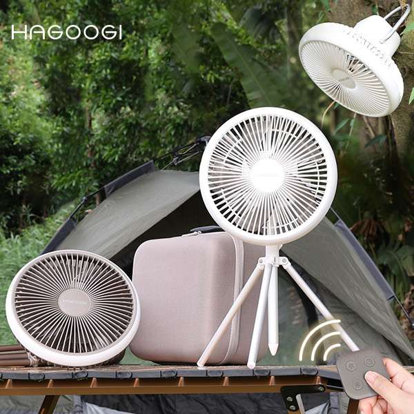 HAGOOGI 【専門家が推奨】HAGOOGI 扇風機 キャンプ 充電式 アウトドア