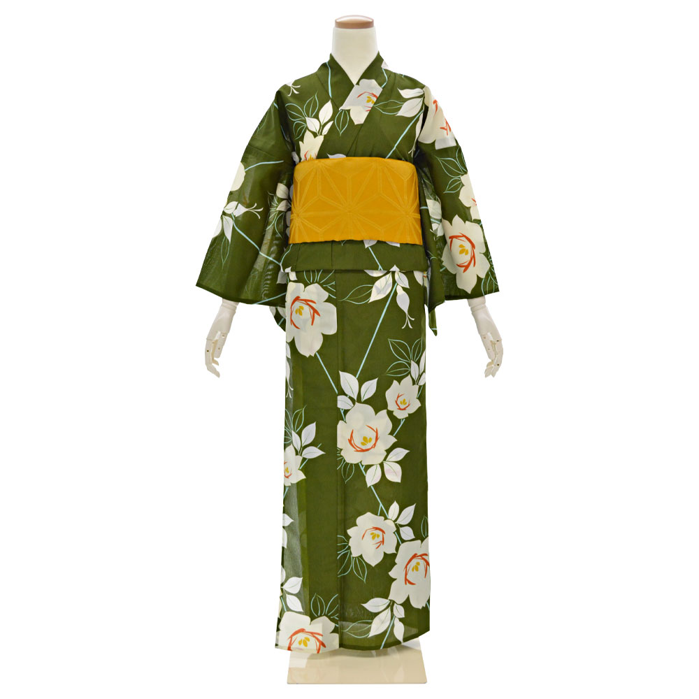 可愛らしい忘れな草の洗える浴衣✨夏着物としても…ポリエステル100% 新品タグ付 230405_5650-00796_01.jpg