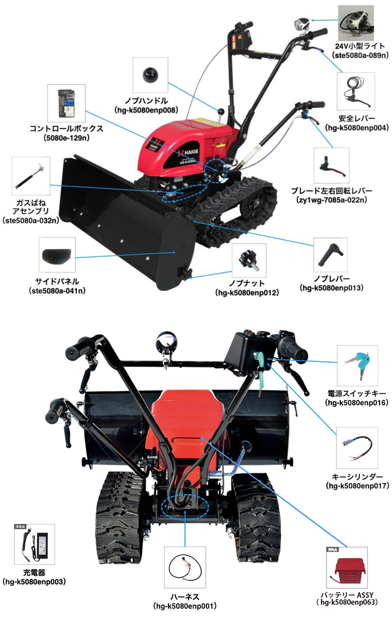 HAIGE - HG-K5080E（除雪機）｜Yahoo!ショッピング