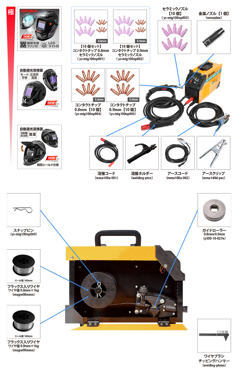 ハイガー産業 MAG/MMA 100A 半自動溶接機 - arkhoediciones.com