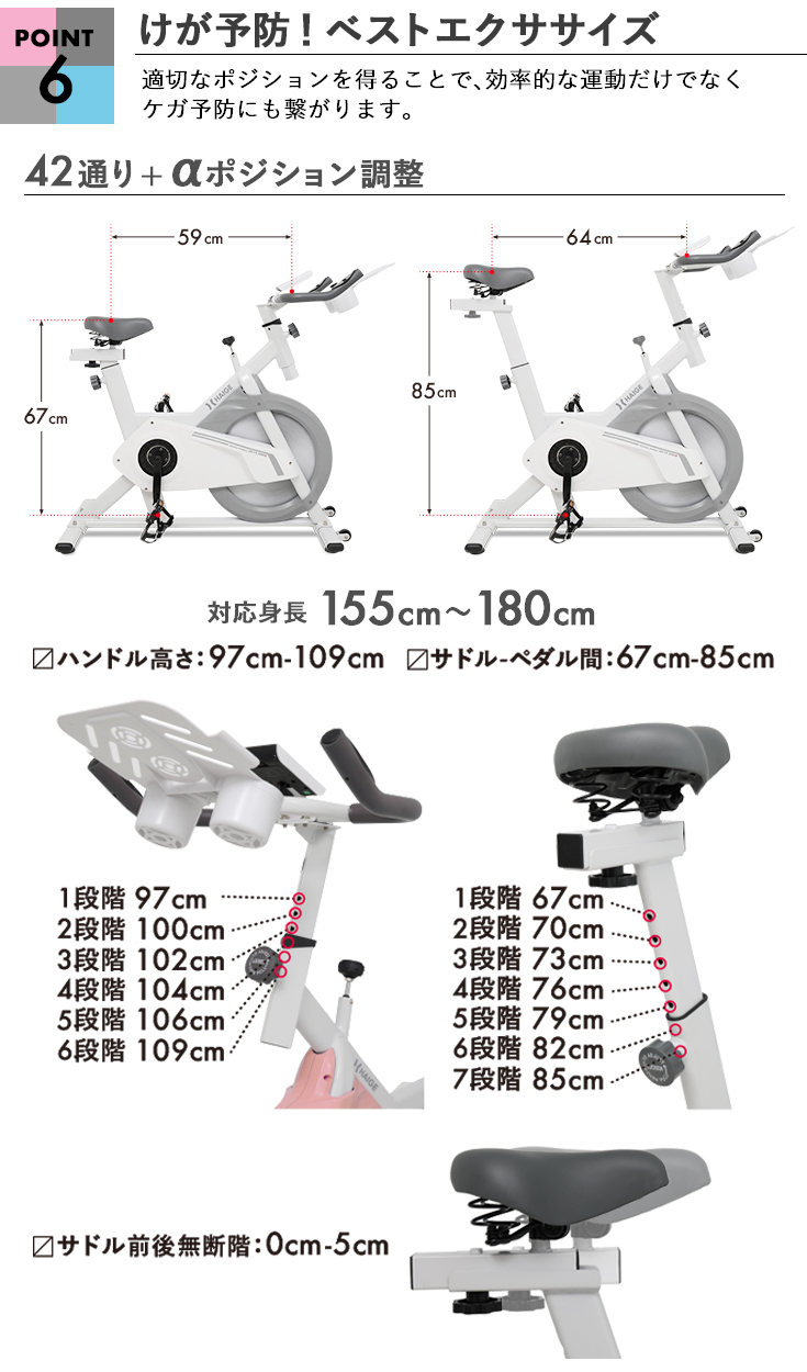 スピンバイク エアロ フィットネス バイク 静音 フィットネスバイク Hg Yx 5006s エクササイズバイク 送料無料 1年保証 Hg Yx 5006sn ハイガー産業 通販 Yahoo ショッピング