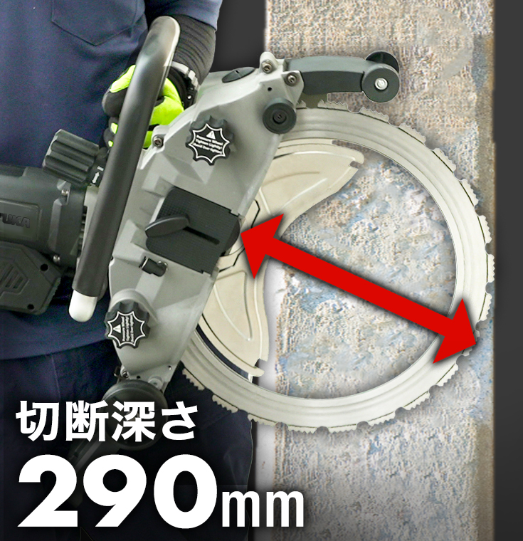 HAIGE（ハイガー） 電動リングソー コンクリートカッター 軽量 水道