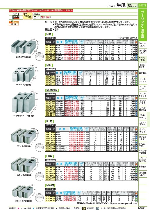 TRUSCO 生爪北川用 SK用 チャック10インチ ( SK-10 ) トラスコ中山(株