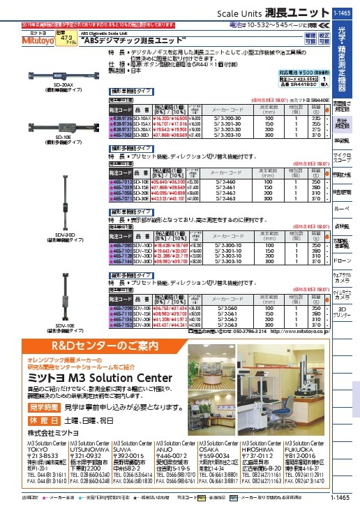 ミツトヨ ABSデジマチック側長ユニット(572-201-30) ( SD-15AX (572