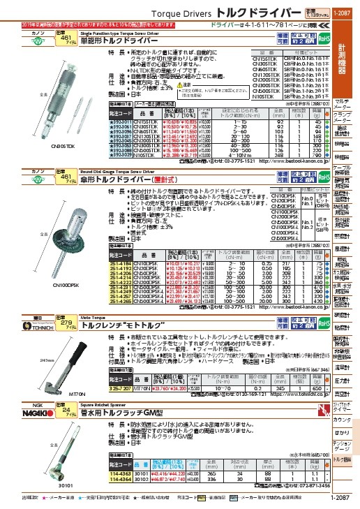 ＮＧＫ 管水用トルクラッチ ＧＭ３０（１００Ｎ．Ｍ） （1本） 品番