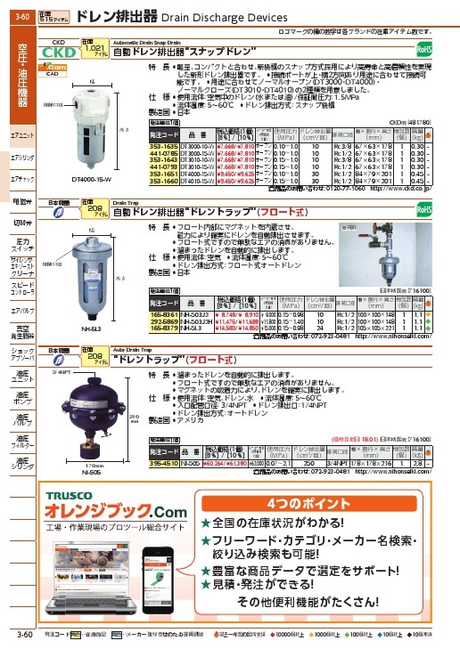 SALE】日本精器 ドレントラップ中圧用 ( NH-503J2H ) 日本精器(株