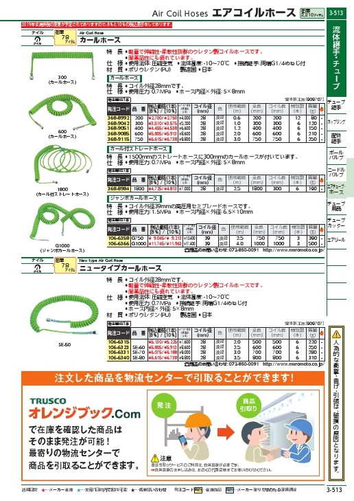 ナイル ジャンボカールホース ( G1000 ) 室本鉄工(株) :1066366:配管