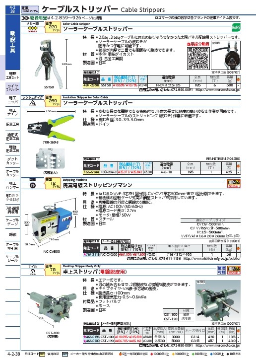 西田 廃棄電線ストリッピング・マシン ( NC-CV500 ) (株)西田製作所