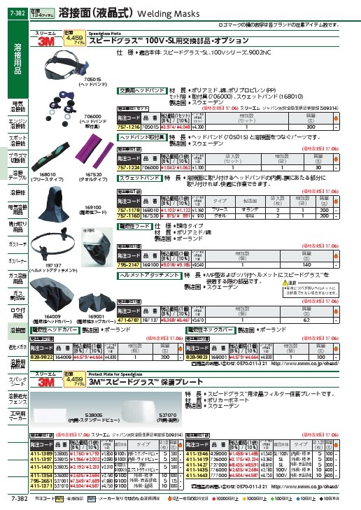 同梱商品です。 スリーエム ジャパン 3M 溶接面(液晶式) スピードグラス