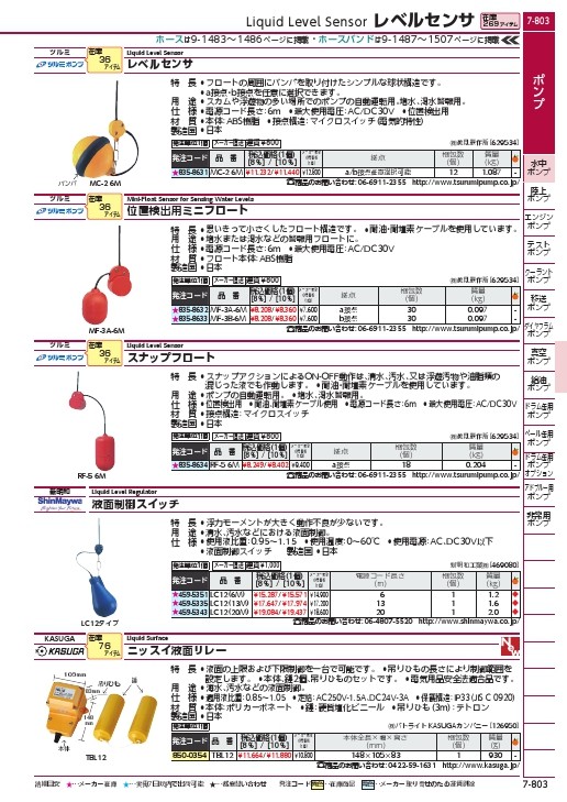 春日電機 ニッスイ液面リレー ( TBL12 ) 春日電機(株) : 8500354