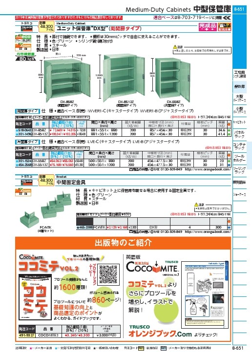 TRUSCO DX型保管庫 片開き 500X551XH880 ( DX-558Z ) トラスコ中山(株