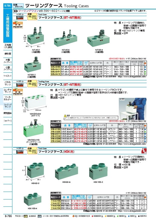 TRUSCO ツーリングケース BT・NT兼用40用 3個収納 ( NT-40-3