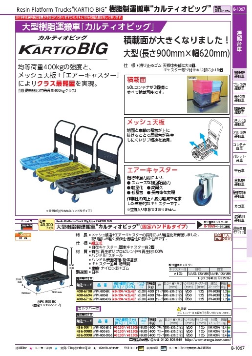 通信販売 ブルースタイル Yahoo 店TRUSCO 折りたたみ式網台車 アミーゴ