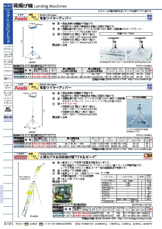 アサダ 電動ワイヤーアッパー UE-33C ( UE330 ) アサダ(株) :8186859:配管材料プロトキワ - 通販 -  Yahoo!ショッピング