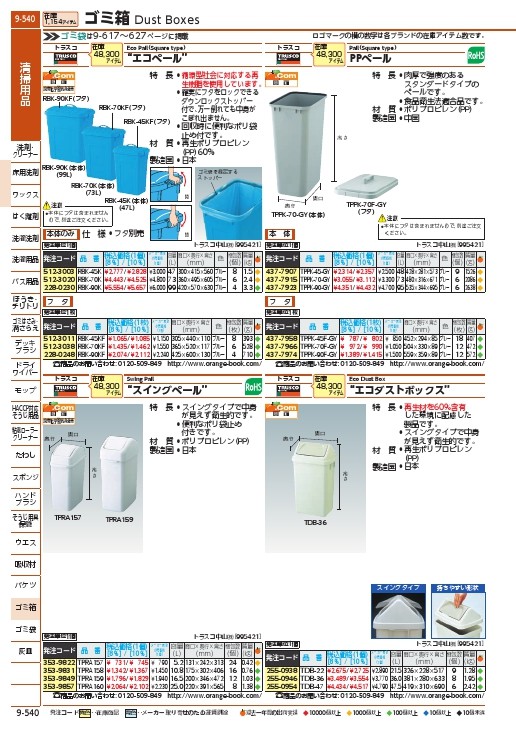 TRUSCO エコダストボックス 36L ( TDB-36 ) トラスコ中山(株) :2550946