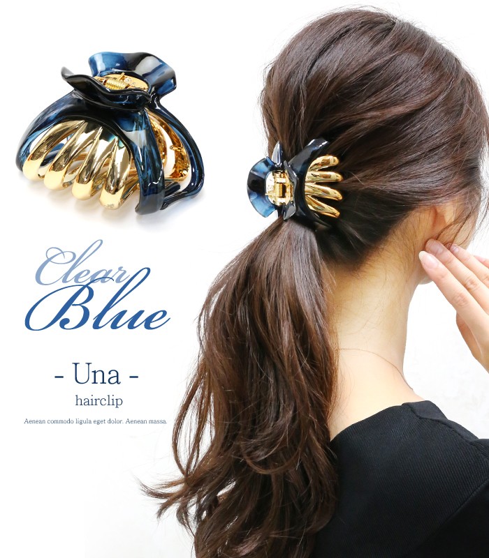 クリアゴールド リボン型ヘアクリップ リボン型ヘアクリップ(F ゴールド): キッズ - ナルミヤ