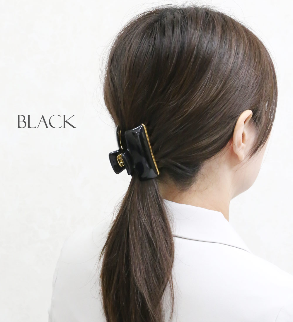 リトルムーン（Littlemoon） ヘアクリップ ゴールド うる艶 仕事