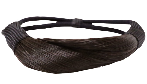 リトルムーン ヘアゴム 三つ編み カフス 人工毛 ヘア