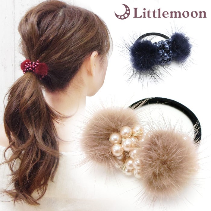 【新品未使用】アレクサンドル ズアリ☆ミンクファーヘアゴム 新品未使用】アレクサンドル ズアリ☆ミンクファーヘアゴム