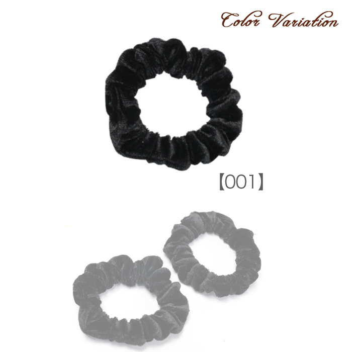 リトルムーン（Littlemoon） ヘアゴム ベロア 細め ハンドメイド 資材