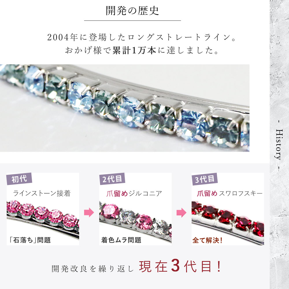 リトルムーン　ヘアピン　スワロフスキー　まとめて7本　バラ売り可 リトルムーン ヘアピン/パーティー/ヘアピン/スワロストレート