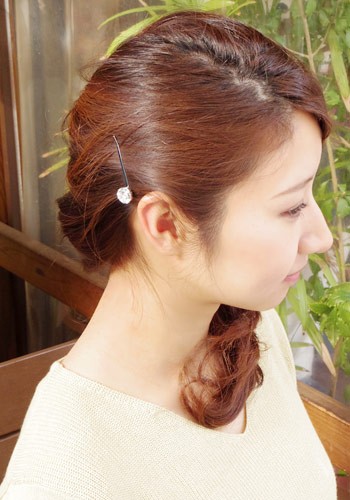 リトルムーン（Littlemoon） ヘアピン クリスタル スワロフスキー ヘア
