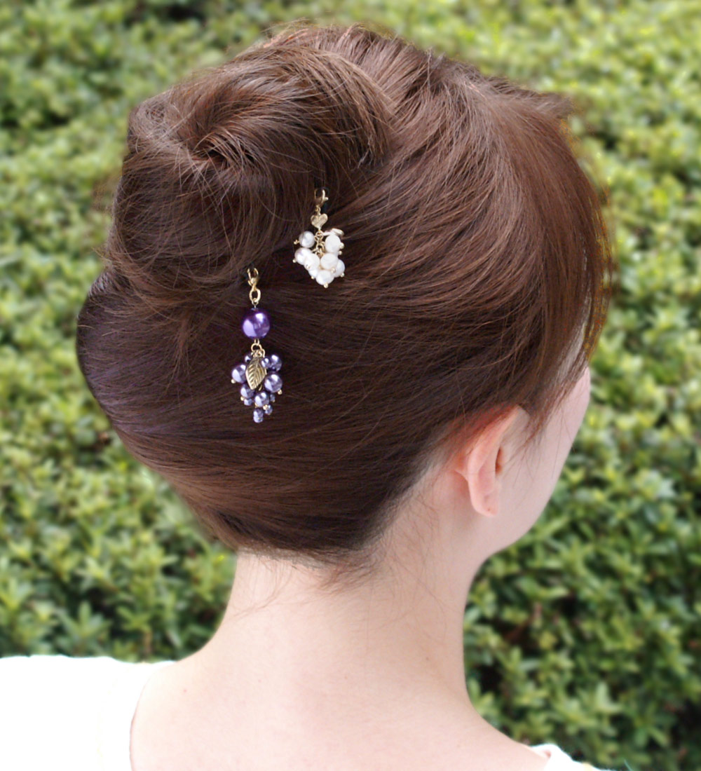 リトルムーン コーム・夜会巻き・Ecoインナーヘアアクセ・U字