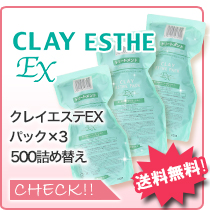 CLAY ESTHE（クレイエステ） モルトベーネ パック EX 1000g 詰め替え +
