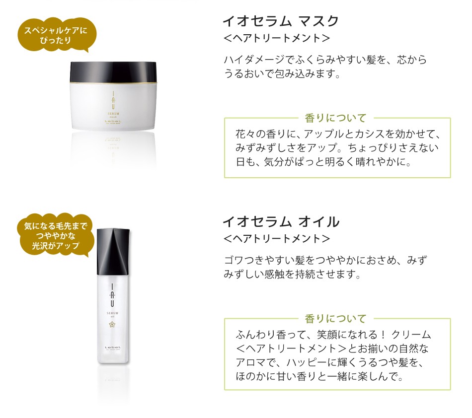 IAU（ルベル） ルベル イオ セラム クレンジング 2500mL + クリーム