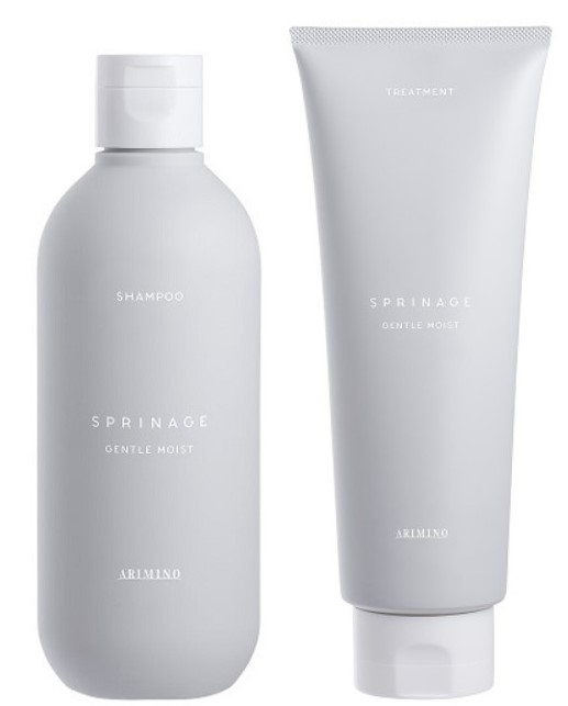 Yahoo! Yahoo!ショッピング(ヤフー ショッピング)アリミノ スプリナージュ ジェントルモイスト シャンプー 280ml&トリートメント 230g　セット お中元・お祝い・ギフト・お誕生日プレゼントにも