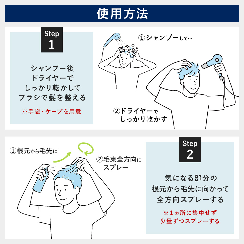 QZジェントリー お試しセット DVD付 超耐水 増毛スプレー 薄毛 隠し