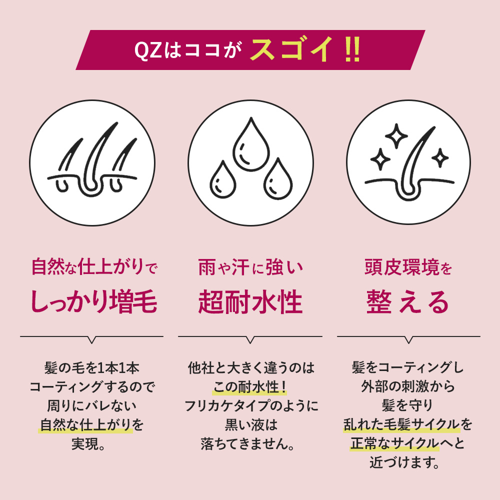 QZジェントリー 女性用 レディース 白髪隠し...の詳細画像2