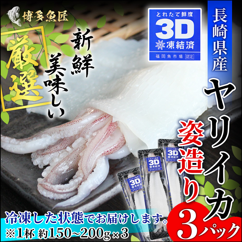 ヤリイカ姿造り