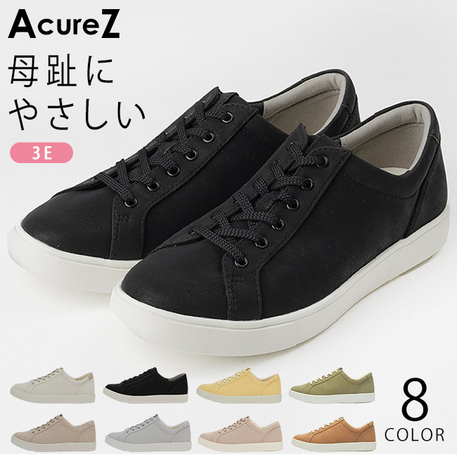 AcureZ（アキュアーズ） アシックス スニーカー レディース 3E 歩き
