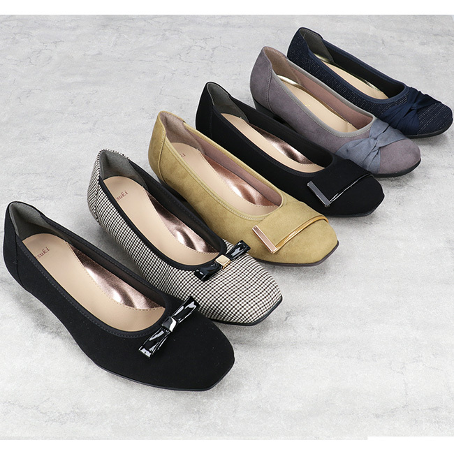 footsuki フットスキ パンプス レディース 軽量 幅広 3E