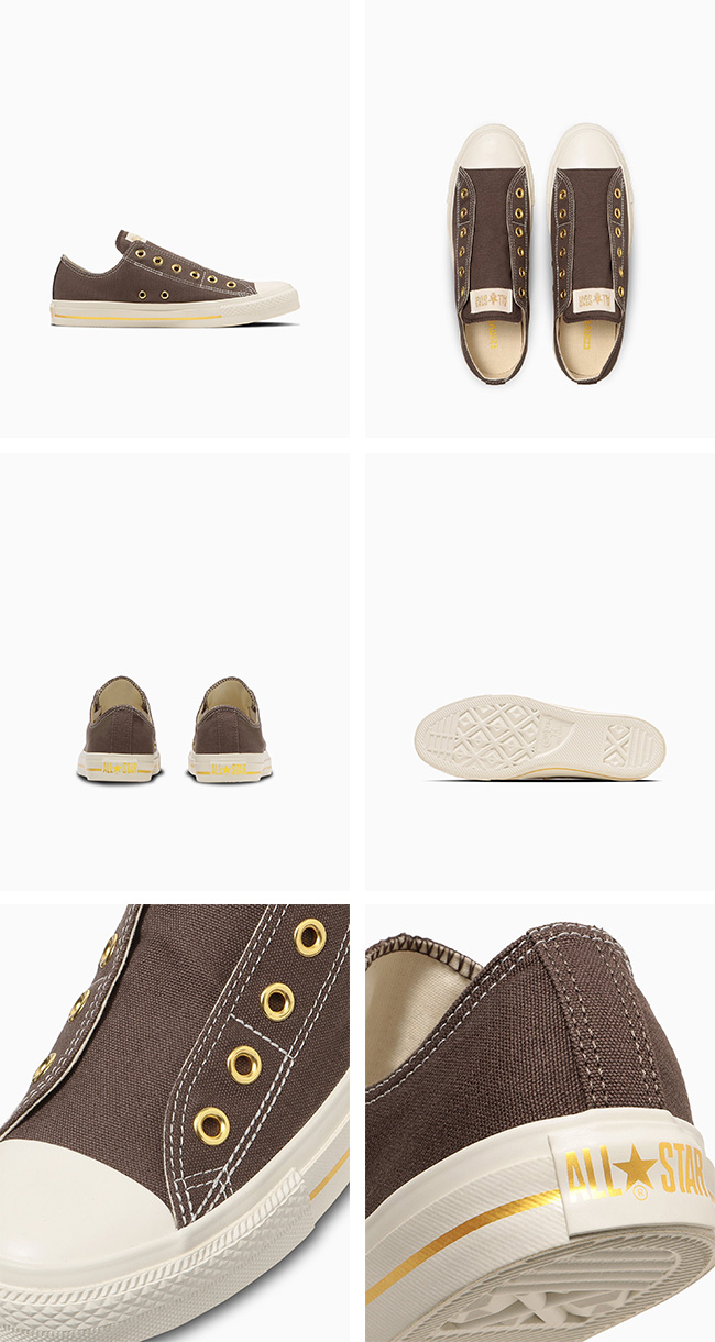 CONVERSE（コンバース） オールスター ゴールドストライプ スリップ OX