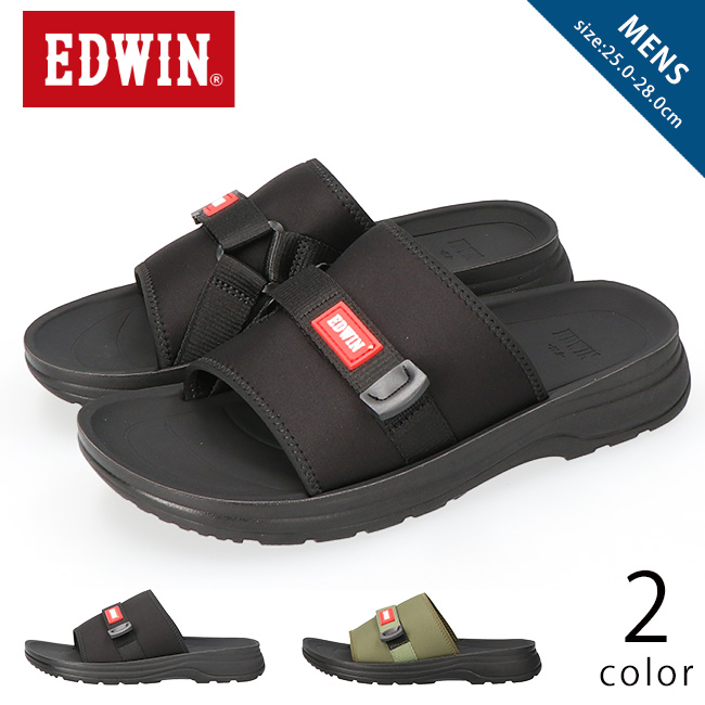 EDWIN（エドウィン） サンダル メンズ 歩きやすい 履きやすい 痛くない
