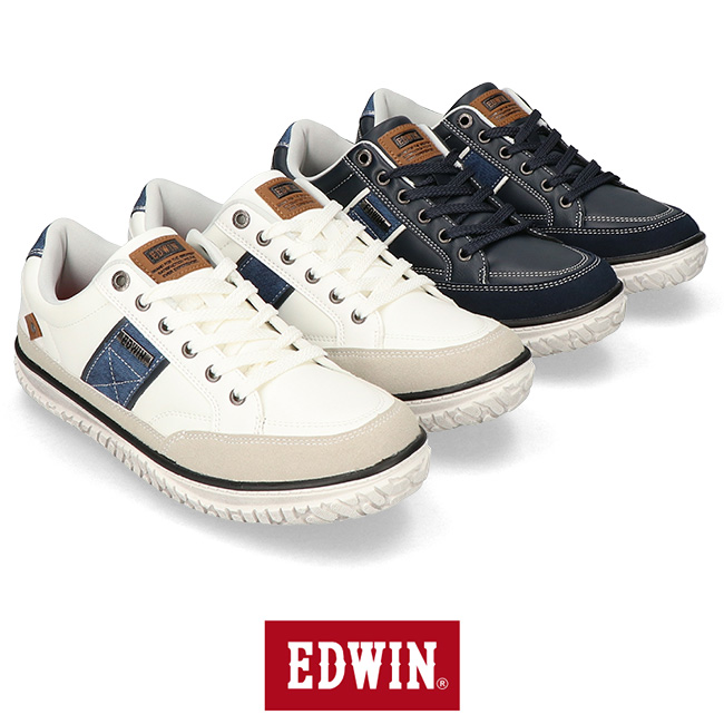 EDWIN（エドウィン） スニーカー メンズ 疲れない 歩きやすい 履き