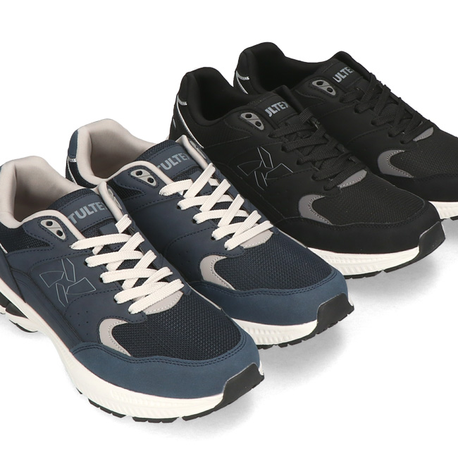 TULTEX（タルテックス） スニーカー メンズ 防水 軽量 防滑 黒