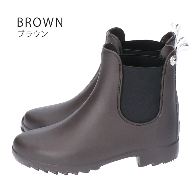 moz（モズ） レインブーツ レディース ショート おしゃれ 軽量 黒