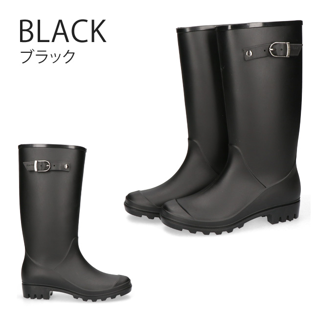 長靴 レディース ロング レインブーツ 完全防水 軽量 防滑 3cm
