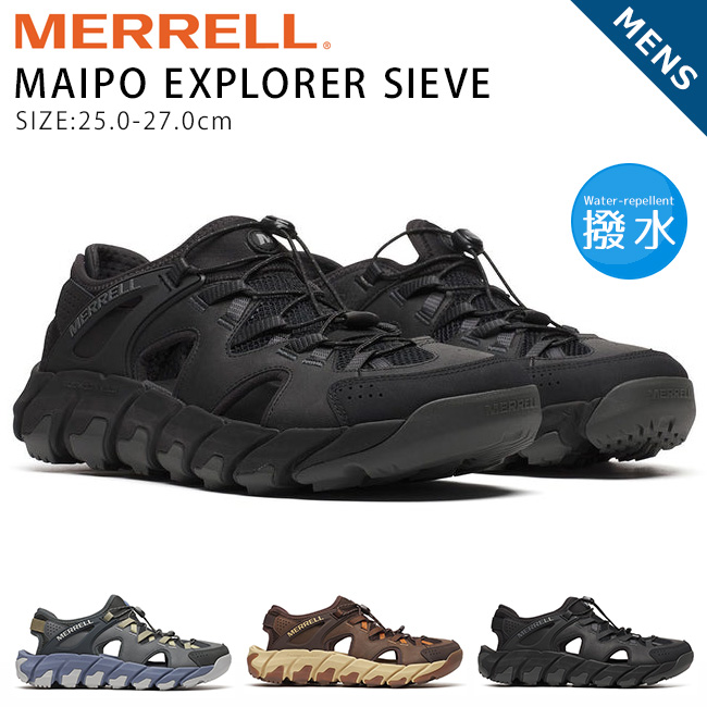 MERRELL スポーツサンダル マイポ　エクスプローラー　シーブ　ブラック MERRELL メレル マイポ エクスプローラー シーブ サンダル