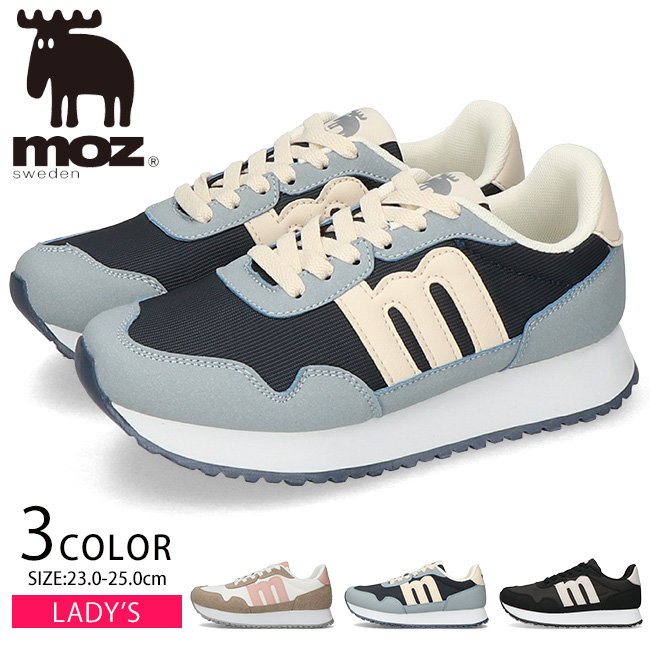 moz（モズ） スニーカー レディース 歩きやすい 履きやすい 疲れない