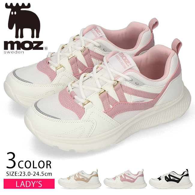 もも moz（モズ） スニーカー レディース 歩きやすい 疲れない 軽量 厚底