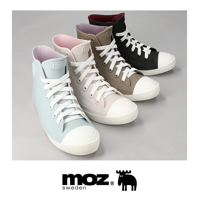moz モズ レインシューズ スニーカー レディース 防水 歩き