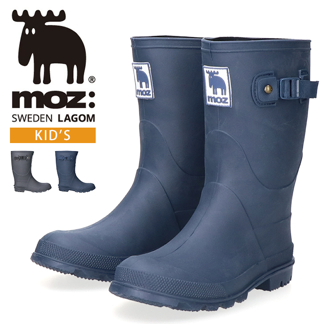 moz（モズ） レインブーツ 長靴 キッズ 子供 履きやすい 歩きやすい